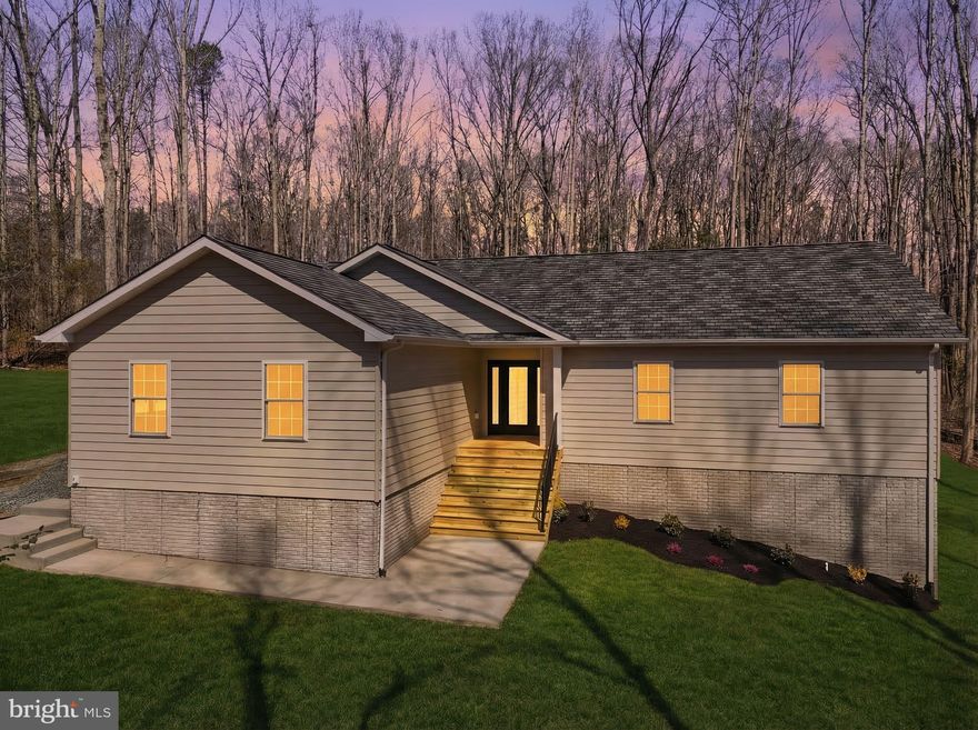 Absolutely Gorgeous New Construction in Quail Ridge. Thoughtfully crafted and meticulously finished, this 3/4 Bed, 3 Full Bath rambler will not disappoint!  Situated on nearly 3 and a half acres, this beautiful home offers an open concept, gourmet kitchen, large primary suite with spa-like bath ... the list goes on and on! Incredible details throughout ... from the professional KitchenAid appliance package to the high-end lighting and fixtures, this home is sure to please! Finished walk-out lower level offers a huge rec room, family room and the potential for a fourth bedroom.  No detail was overlooked or spared. Incredibly commuter-friendly Amissville location! Quail Ridge has no HOA!! Xfinity high speed internet available!