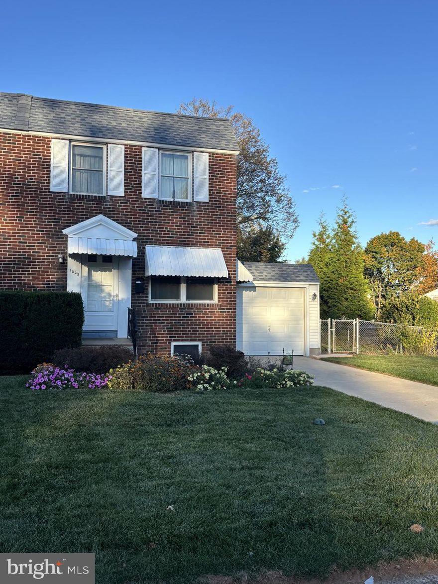 Welcome to this well maintained twin in Lansdale. Beautiful curb appeal and on a desirable street. Walkable to restaurants, train, bus  and shopping in town. This beautiful brick twin has driveway parking and a one car attached garage. Enter the large living room with coat closet which enters into the dining room. Kitchen with dishwasher and electric cooking.  Kitchen exits to the charming enclosed rear porch . Upstairs you will find 3 bedrooms and a full bathroom with linen closet. There is also a full basement with laundry, water softener and plenty of storage and extra space to enjoy.  Lastly, don't forget the well maintained and tastefully landscaped backyard. Put this home on your list to see today. It won't last long.