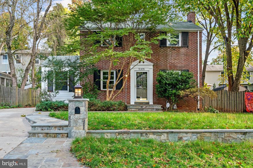 Wonderful rental opportunity to live in the friendly Green Acres neighborhood and experience urban-suburban living at its best. Located on a professionally landscaped 5,250 square foot, level lot with a delightful, fenced-in backyard surrounded by mature trees and plantings. Featuring three bedrooms and three full bathrooms, this classic home enjoys an open-concept kitchen/dining room with access to the spacious rear deck with built-in seating, perfect for everyday living and easy entertaining. There is also a family room with built-ins and a formal living room, each with hardwood floors and crown moldings, as well as a purposeful mudroom, a home office, and a first-floor full bathroom. The upper level features the primary bedroom with an en suite, updated full bathroom, plus two additional bedrooms and a full hall bath. The lower level recreation room has recessed lighting and wood-paneled walls, and there is also a laundry and storage room.  Additional highlights include a private, attached driveway and a lovely stone, side patio leading to an attractive rear storage shed. 5305 Wakefield Road offers tranquil living with the Capital Crescent Trail and neighborhood park close-by, while being convenient  to the Friendship Heights Metro, shops, restaurants, and more.