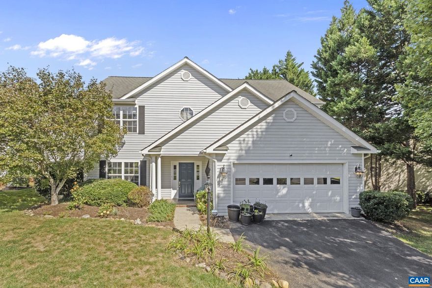 Fantastic offering in the sought-after Redfields neighborhood on a quiet street convenient to UVA, downtown, I-64, and 5th Street Station. The sunny main level features a recently updated kitchen with quartz countertops, two generous living spaces, a gas fireplace, and a dining room that overlooks the backyard. A stylish half bath completes the space. The highlights of the spacious primary suite on the 2nd level include a walk-in closet, a generous en suite bath with a soaking tub and walk-in shower, and a vaulted ceiling. Three additional bedrooms, a full bath, and a conveniently located laundry area round out the 2nd level. Everyday living is made easier with a zero-step entry from the 2-car garage and close access to neighborhood amenities. Outdoors, enjoy a large deck perfect for entertaining or relaxing, and a backyard ideal for play, gardening, or simply soaking up the sun. This move-in ready home combines modern updates, a great layout, and an unbeatable location?don?t miss it!,Painted Cabinets,Quartz Counter