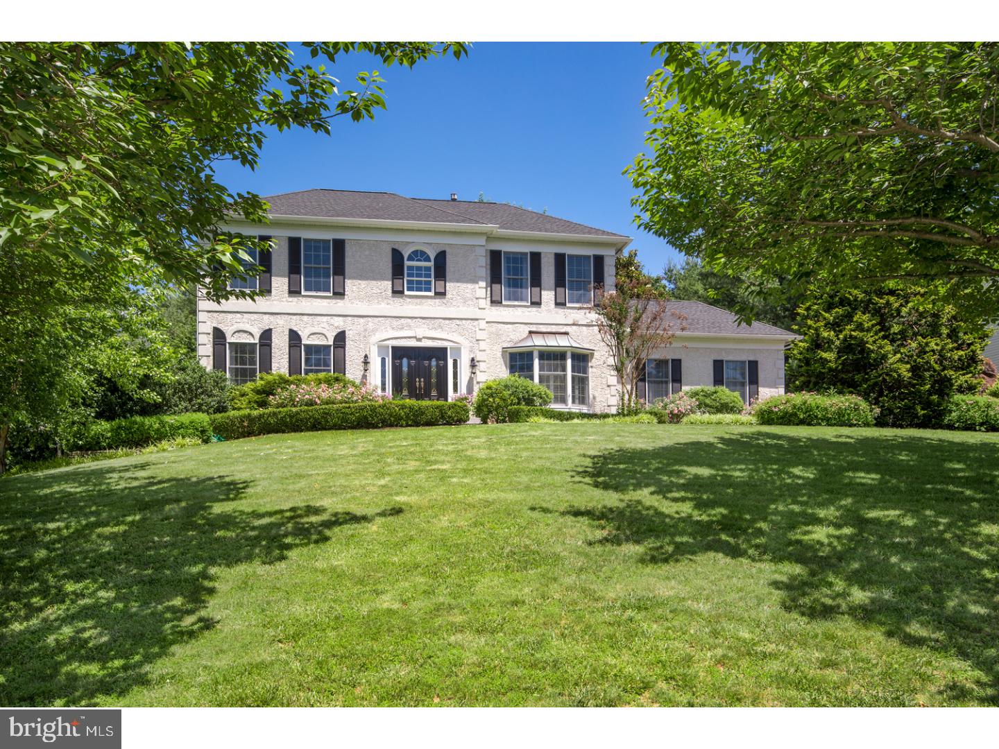 Stately French Colonial that has been meticulously maintained, updated & is in ABSOLUTE MOVE-IN CONDITION. Perfectly sited on a Professionally Landscaped .34 acre lot in the Highly Desirable Community of Thornbury Hunt, this Pristine Home offers a Sun-Drenched Interior w/ AMAZING OPEN-AIRY FLOOR PLAN that seamlessly blends formal & informal spaces making it THE PERFECT PLACE TO CALL HOME!  Ornate details inside & out include handsome French Country facade, Gleaming Brazilian Cherry Hardwood Floors, Walls of Windows, Tall Ceilings, Designer Sourced Granites, Quartz & Imported Tiles, Beautiful Lighting Fixtures & Extensive use of Crown Moldings & Wainscot. This 4 Bedroom 2.5 Bath home offers a Grand 2-story Entrance Hall w/Turned Staircase, Formal LR, Large Formal DR, Chef's Kitchen w/ abundant White Painted Maple Cabinetry, Glass Tiled Backsplash, Granite Topped Cherry Center Island, updated GE Profile Appliances:(4) burner gas range, refrigerator w/ice & water, double wall ovens, built-in micro & Bosch dishwasher OPEN TO Breakfast Room & Sun-drenched FAMILY ROOM w/Floor to Ceiling Stone Fireplace, Built-In Cherry Cabinetry & bench seating taking full advantage of the Wall of Windows & Pella Door to Large Entertaining Deck overlooking SERENE YARD w/Flat Play Area, Zen-Like Garden & Waterfall(Perfect for Outdoor Dining & Entertaining). The 2nd Floor offers LUXURIOUS MASTER SUITE w/NEW SPA-LIKE MASTER BATH, Dual Sink Vanity, Quartz Counter tops, Kohler Fixtures, Imported Ceramic Tile, Deep Soaking Tub & separate Stall Shower   LARGE Outfitted WALK-IN CLOSET.  (3) Additional BR's & Updated Full Hall Bath w/ Tub-Shower, Granite Topped Vanity & Vintage black & white tile complete this level. The Large Finished Lower Level features Media/Game Room, Studio/Craft Room w/cabinetry & full sink   Large Storage Room w/ built-in shelving. Additional Features include: Freshly Painted Interior, NEW MASTER BATH, NEW Carpeting, Updated Kitchen & Baths, 1st Floor Mud/Laundry Room, Oversized (2) Car Garage, Gleaming Brazilian Cherry HW Floors, Professional Landscaping, AMAZING Private Rear YARD, LOW TAXES, Family Friendly Neighborhood w/Sidewalks, Cul-De-Sac Street & Highly regarded BLUE RIBBON West Chester Schools -  Westtown-Thornbury Elementary School, Stetson Middle & Top-Ranked Rustin High School. This exquisite REFRESHED home feels "NEW AGAIN" and is perfect for Comfortable Family living & befitting of Grand-Scale entertaining. DO NOT WAIT!!!