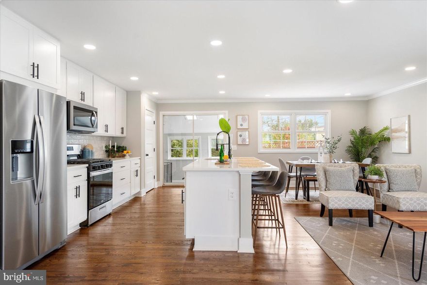 Back active- buyer financing fell through. Introducing 8405 Macer Rd, an exquisite residence thoughtfully upgraded and lovingly maintained. This compelling property is much larger than it looks, offering 4 bedrooms; 3 located on the upper level and an additional one on the ground floor. This home is equipped with 3 full bathrooms, all of which have been modernized with tasteful updates and high-end finishes. The heart of the home, the kitchen, is a culinary haven.  It has been recently upgraded with stainless steel appliances and stylish fixtures. Experience the charm of the original wood flooring that extends through the majority of the home, adding warmth and character to each room. A sunroom at the rear of the house provides a cozy space to unwind, complete with its own heating and air conditioning system for year-round comfort. An expansive basement presents boundless potential for additional living space: family room, man cave, home gym, office, kids play room or plenty of storage. The home is nestled on a corner lot, offering a backyard ideal for outdoor entertaining. 
Step into 8405 Macer Rd and embrace the distinctive charm and modern comfort of this must-see home. With its unique features and strategic location, it is more than just a house—it's your next home.