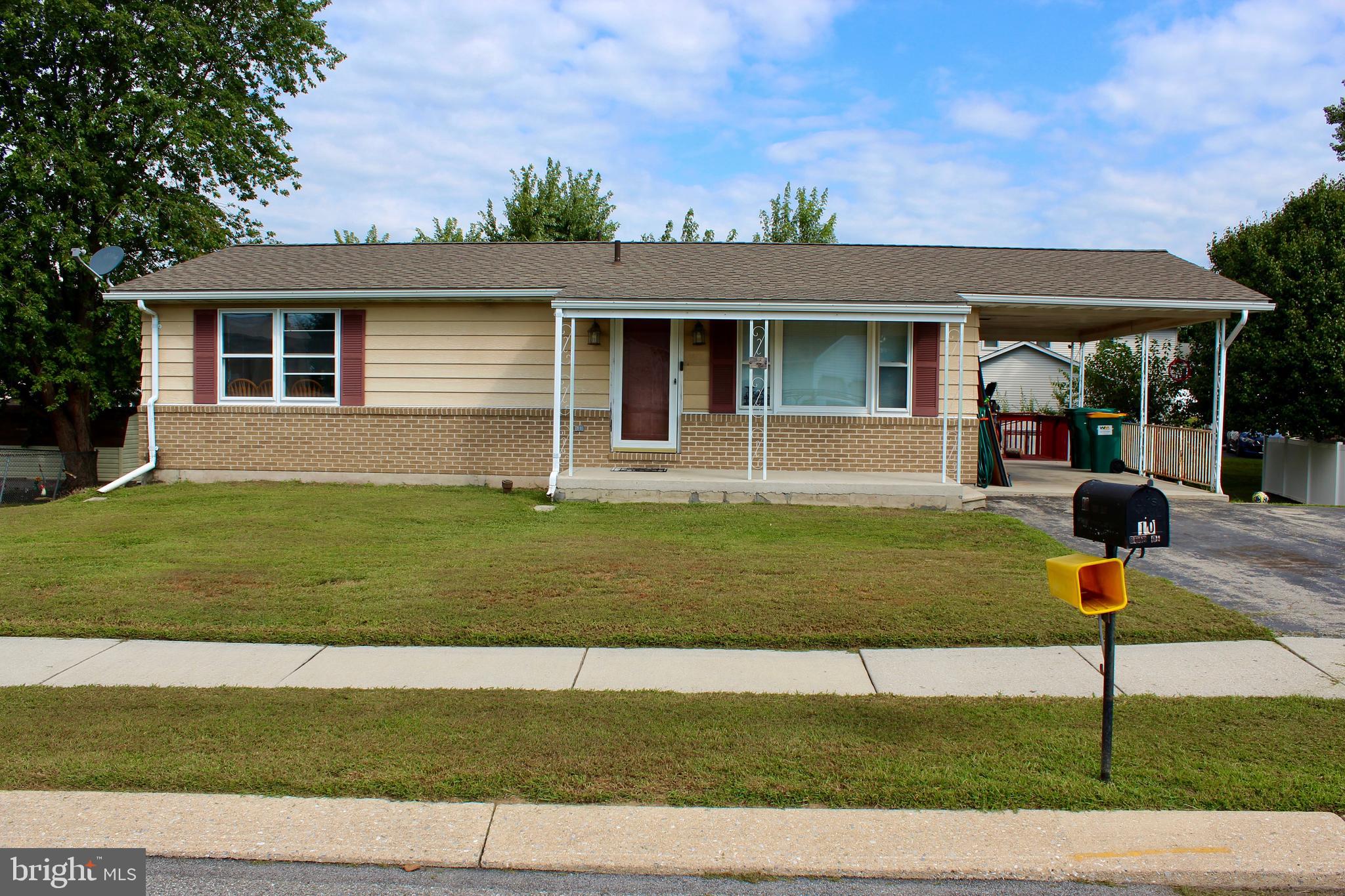 Solid brick rancher offering true one-floor living and strong investment potential! This 2-bedroom, 1-bath home includes first-floor laundry, a bright living room with large window and sliding glass door to a spacious deck, and hard surface flooring throughout—no carpet. Central AC in place, plus a shed for storage.
Being sold as-is, this property is ready for your updates. Reimagine the kitchen, add value with cosmetic improvements, and create instant equity with your vision. Whether you’re looking for a flip project, long-term rental, or equity-building primary residence, this home presents an excellent opportunity in a desirable community close to shopping, dining, and conveniences.