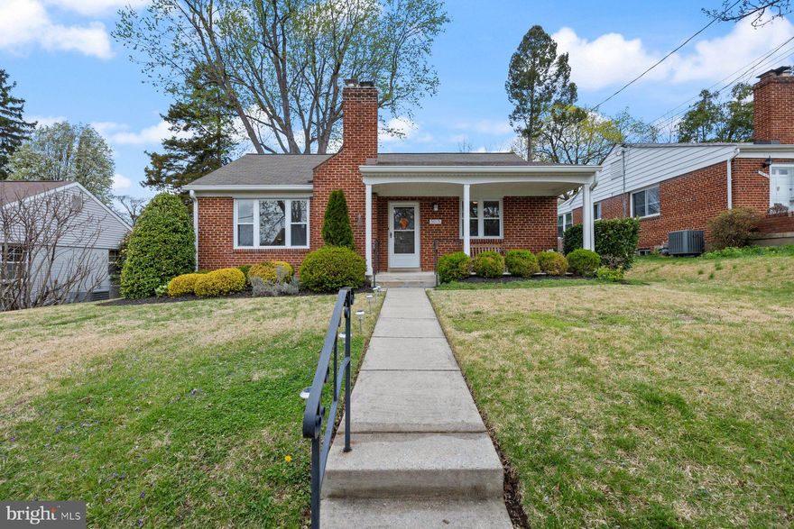 A rare gem in the highly sought-after Garrett Park Estates, this charming single-family home is an incredible find under $800K! Perfectly situated in a prime location, you're just moments from Grosvenor Metro, Marc Train, Rock Creek Park, community pools, and an array of parks. With easy access to I-495, I-270, and the vibrant Pike & Rose district—offering an abundance of dining, shopping, and entertainment options—plus the renowned Strathmore Music Hall, this home is a commuter’s dream with lifestyle perks to match. A beautifully landscaped front lawn sets the stage for this inviting brick rambler, complete with a charming front porch and a well-designed addition. Inside, the spacious living room welcomes you with a cozy gas fireplace and gleaming oak hardwood floors, creating a warm and elegant ambiance. To the right, three well-sized bedrooms await, along with an updated bathroom. The middle bedroom conveniently features a stackable washer and dryer for easy main-level laundry access—though it can be effortlessly removed to restore the space to a closet. The kitchen boasts classic wood cabinetry and a picturesque window above the sink, filling the space with natural light. Flowing seamlessly from the kitchen, the sunlit dining room features expansive windows and sliding glass doors, opening to a stunning patio and professionally landscaped backyard—a perfect setting for outdoor entertaining and relaxation. Downstairs, the spacious basement is a blank canvas ready for your personal touch, offering a full family room, ample storage, and a full bathroom. A second washer and dryer, along with an HVAC system, add to the home's convenience. Don't miss this incredible opportunity to own a home in one of the most desirable neighborhoods—schedule your private tour today!