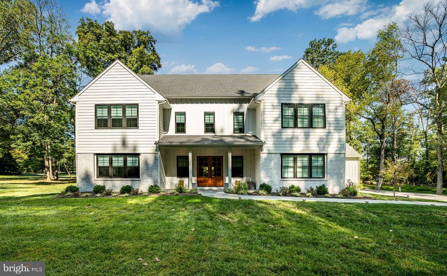 Welcome to this stunning new home in Malvern! This luxurious residence spans an impressive 5,256 square feet and is situated on a generous 2.8-acre lot. Built by Rudloff Custom Builders, one of the Main Line's premier builders, this home boasts exquisite craftsmanship and attention to detail throughout.
As you enter through the grand two-story entrance foyer, you'll be captivated by the sheer elegance and sophistication of the design. The main level features a formal living room and dining room, perfect for hosting guests and special occasions. The family room is adorned with a beautiful fireplace featuring an accent wall and Carrera Marble surround creating a cozy ambiance for relaxation and gatherings. White Oak hardwood floors grace the first floor, while nine-foot ceilings and custom woodwork add to the elegance and charm.  The first-floor office offers French doors for privacy and a charming shiplap wall.
The open concept kitchen is a true chef's delight, featuring a nine-foot island, commercial-grade appliances, and ample counter space for preparing culinary masterpieces. Adjacent to the kitchen, you'll find a convenient mudroom with loads of built-ins, that helps keep everything organized. The three-car garage provides ample parking and storage space for vehicles and belongings.
The primary suite on the upper level is a haven of luxury, offering a spacious walk-in closet complete with a center island. This private retreat provides a serene escape from the outside world.  The primary bath has dual sinks, over 20 ft of Quartz countertop, an amazing tile shower, and custom finishes.
 Additionally, there are three separate bedrooms, each with its own bath, providing comfort and privacy for family members or guests.  All closets have been adorned with built-in closet organizers. 
The basement is fully finished, offering additional living space that can be customized to suit your needs and preferences. Additionally, there is a large unfinished bonus room above the garage, providing endless possibilities for expansion or storage.  This new home in Malvern presents an exceptional opportunity to own a truly remarkable property.  With its luxurious features, prime location, and impeccable craftsmanship, this residence is ready to welcome you into a world of comfort, style, and timeless beauty!