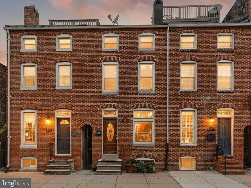 This is a spacious and charming Fells Point rental with everything that you need, original hardwood flooring throughout the house, 2 very spacious bedrooms (one on each level) both with a large closet, office nook and private bathroom, half bathroom on the main level, laundry on the main level, totally updated kitchen, full basement with finished storage room and a super private and cute outdoor oasis. Location is a 10! $40 app fee per person, $60 processing fee