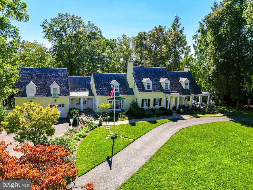 Welcome to 6620 Elgin Lane, an expanded custom Cape Cod nestled on a breathtaking 1.4-acre lot in Bannockburn Heights. This elegant home blends formal and casual living, featuring a sun-drenched living room, a gourmet kitchen with soaring ceilings, a formal dining room, and multiple fireplaces. The private upper-level primary suite boasts vaulted ceilings, a marble bath, and two walk-in closets. Outdoor spaces include a flagstone patio, putting green, and zip line. Conveniently located near top schools, parks, and commuter routes, this home is truly a rare find!