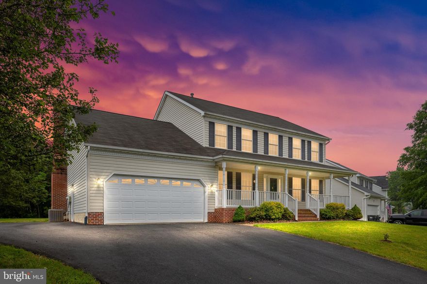 Welcome to 31 Dawson Drive, a beautiful colonial home featuring 5 bedrooms and over 3400 sqft! Approaching the home you will immediately notice the amazing curb appeal and a charming covered front porch perfect for enjoying your morning coffee or an afternoon book. Entering the home you will step into the elegant entryway adorned with wood flooring, leading to a separate office space with glass French doors, perfect for remote work. The formal living room and separate formal dining room boast a bay window with picturesque views of the backyard.

The large kitchen, recently updated with stunning granite countertops, opens to a spacious living room with a cathedral ceiling and a cozy brick wood-burning fireplace. Upstairs you will find a large primary bedroom which also features a cathedral ceiling, a walk-in closet, and a luxurious primary bath with a dual vanity, a soaker tub, and a separate shower. Additional bedrooms are generously sized, providing ample space for everyone. 

The expansive basement offers a versatile rec room, a 5th bedroom, and a full bath, perfect for guests or additional living space. Enjoy outdoor living on the large rear deck overlooking the flat backyard, ideal for entertaining and relaxation.

Conveniently located within minutes of all the shopping and restaurants Downtown Fredericksburg has to offer and within 2 miles of Leeland Station VRE, this home offers an easy commute. Don't miss the opportunity to make this stunning property your new home! Call to schedule your showing today!