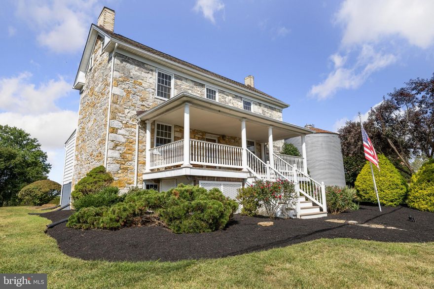 They don't build houses like this anymore. Come take a look at this well-maintained home built in the 1850's. The stone walls are 30" thick. Situated on Lot #1 Kabletown this home has lots of character. New Roof replaced in 2018 with Architectural Shingles, chimney was repointed and capped at that time. All windows have been replaced with Castle Energy Saver windows that have a lifetime guarantee. The windows help with the efficiency of keeping the home comfortable year-round.  Enjoy having your morning coffee/tea while watching the sun come up over the Blue Ridge Mountains, watching the corn grow or the Fireworks coming off the mountain on July 4th. Large open attic space for lots of extra storage. Huge stone fireplace in the basement which was probably used for cooking back in the day. Boiler Furnace gives lots of heat in the winter and is pretty efficient. Woodstove on main level has not been used in past 5 years but has been maintained until that time. Woodstove will warm the entire home in case of power outage.  Frontier and Xfinity internet are available as well as Starlink. This home is fully functional and just waiting on You to make it yours.