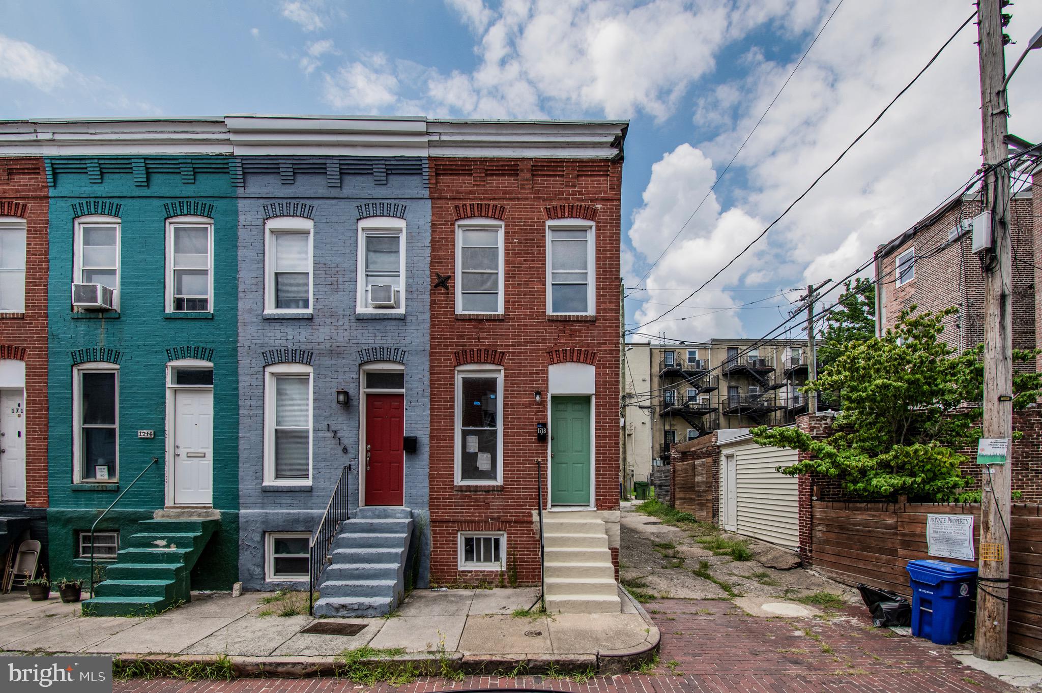 Investor Opportunity in Greenmount West – 7-Unit Package Deal!
Unlock the potential of seven charming rowhomes offered as a package on a picturesque block in the heart of Baltimore’s revitalizing Greenmount West/ Station North Arts District. Whether you're looking for your next fix-and-flip project or a long-term buy-and-hold investment, this rare offering presents incredible upside in a location buzzing with energy and growth.
Included Properties:
1705 Latrobe – $147,500
1707 Latrobe – $165,000
1710 Latrobe – $147,500
1712 Latrobe – $147,500
1715 Latrobe – $147,500* Vacant on MLS
1717 Latrobe – $185,000* Vacant on MLS
1718 Latrobe – $199,000* Vacant on MLS
Total: $$ 1,139,000.00
Just blocks from Penn Station, Mt. Vernon, and all major public transit access points, these homes sit on a super charming street that blends convenience with a strong sense of community.
Why Station North?
This is a neighborhood on the move. With major redevelopment at Penn Station underway, the area is experiencing a renaissance. Enjoy walkable access to Greenmount West’s hidden parks like Barclay Splash Pad, Wonderground, and McAllister, plus local gems such as:
Station North Tool Library
Open Works Maker Space
Black Acres Coffee Roastery
Community Gardens and Dog-Friendly Greenspaces
The local vibe is both artsy and energized with colorful murals, historic architecture, and a food and culture scene that includes:
The Charles Theater
Sofi’s Crepes
NEW Guilford Brewery
Alma Cocina Latina & Foraged (New Locations!)
Milk & Honey
Hancock Solar Gallery, and more
This is your chance to invest in a thriving area with strong community roots and long-term growth potential. Don’t miss out on this prime Baltimore portfolio.