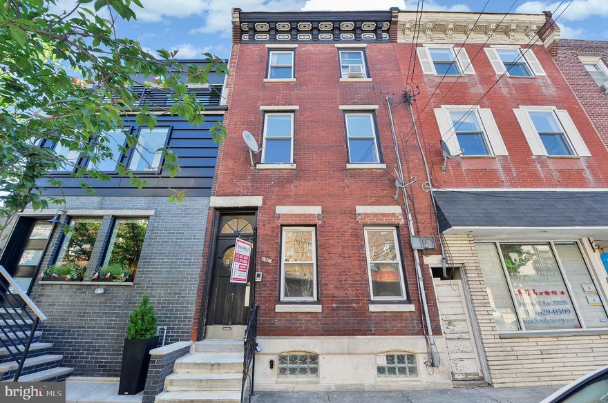 Excellent opportunity to own a piece of the Italian Market! 819 S 9th Street, is a 3 story, 3 unit building with separate utilities and is ready for the new owner to make their own mark on the home! Unit one is the largest of the three units, a two bedroom, 2 bathroom, complete with a large oversized back patio. Some small cosmetic work here can have this unit instantly cash flowing. The second unit is a 1 bedroom, 1 bathroom unit, large windows surround the sides of the apartment and allows plenty of natural light in making the unit seem much larger in size. Unit 3 is a two bedroom, 1 bathroom which also has a ton of natural light and large bedroom sizes. This is the only tenant occupied unit in the building, on a month to month lease. Either rent each unit right now or make some cosmetic repairs to instantly increase property value and rents! Each unit has separate utilities and a washer and dryer. Truly a one of a kind opportunity, schedule your showing now!