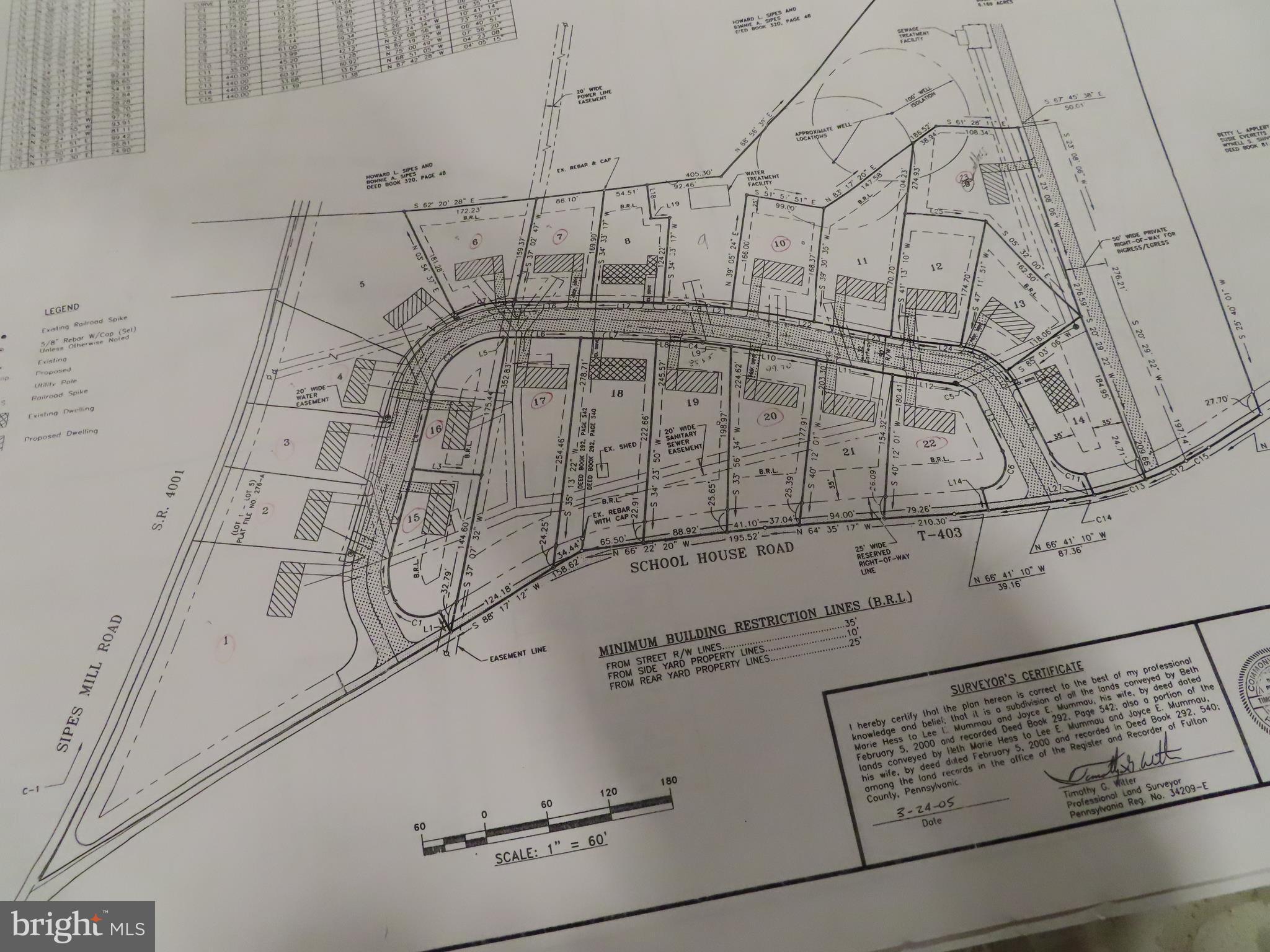 SCHOOL HOUSE VILLAGE - Land