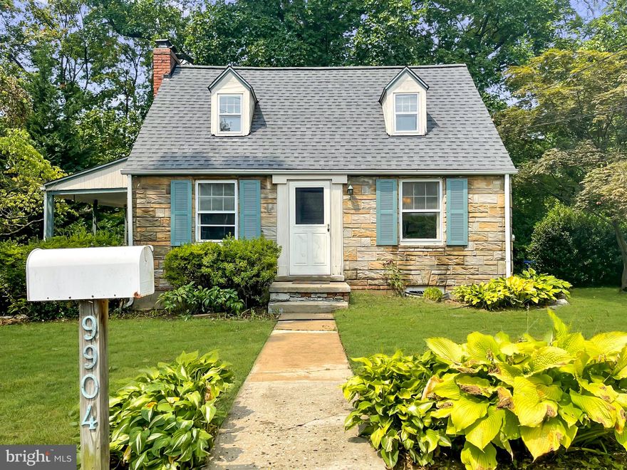 Welcome Home!! This charming 3 level Cape Cod  has it all... Fantastic Location!!!. Refinished Hardwood Floors throughout; beautifully Updated and freshly Painted. The main level has Separate Living room and Dining room areas. The Living Room has a wood burning Fireplace, perfect for relaxing. The renovated kitchen has Updated Cabinets, Granite Countertops, Stainless Steel Appliances and a door that opens to a beautiful Wood Deck and the large private back yard. The Upper level has 2 spacious and light-filled Bedrooms and 1 Full Bathroom. The lower level  basement has outside access to the back yard. Located close to major commuter routes and public transportation, this home is a commuters dream. 2 blocks from red line Metro and 1 block from community pool. Updates include New Roof 2018; New HVAC 2019; New pest resistant insulation 2019.