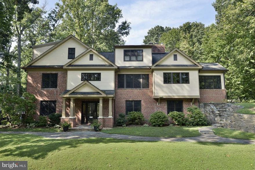 Country-like property on almost 1-acre in quiet neighborhood. An exceptionally livable & flexible 5700 SF floor plan. Casual elegance throughout gracious principal room, luxurious private quarters which are all sun filled from walls of windows. 6 BRs, 4.5 Bas. 2-Car Garage. Lot lines fall partially in Fairfax Counties which allows owners to choose from Arlington or McLean Schools.