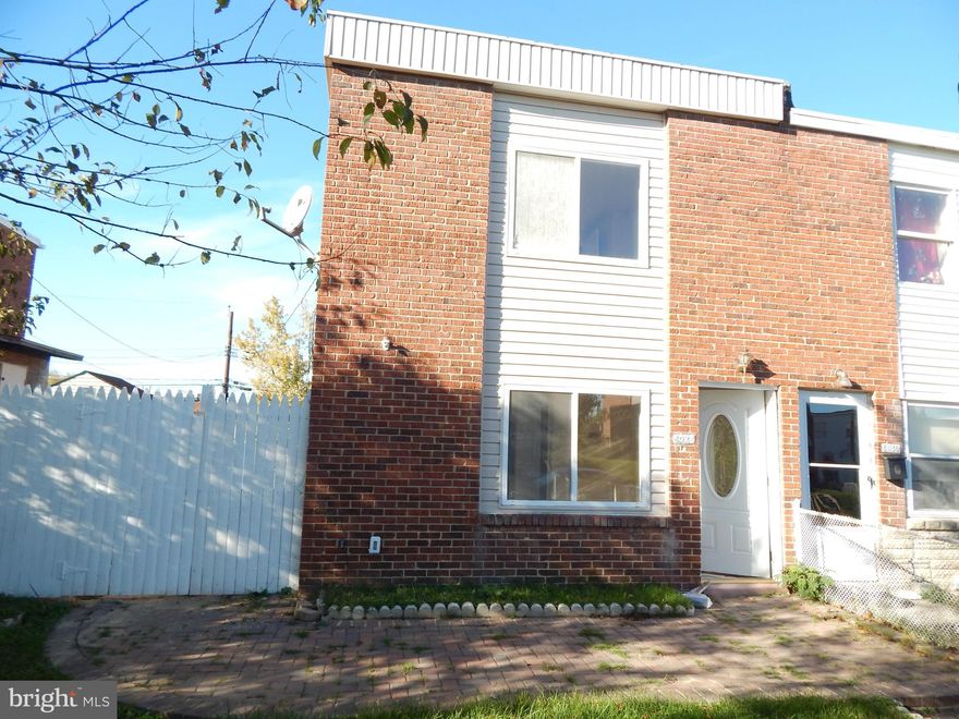 Freshly painted throughout, first floor all ceramic floors, second floor all laminate floors. Bath on second floor is all ceramic. Updated eat in kitchen. Gas heat, gas hot water heater, new electrical panel. New front and back doors, new double pain windows, sliding glass door off the living room. Partially fenced yard.