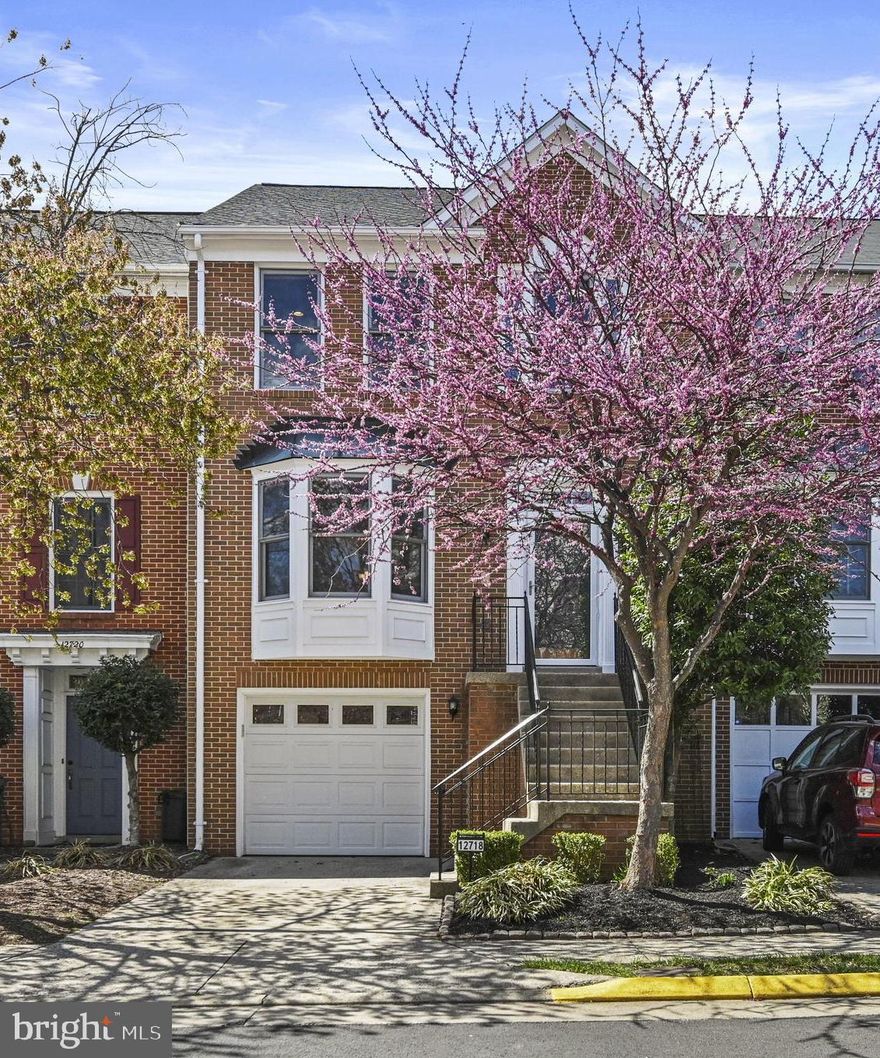 *****OPEN HOUSE SAT 4/5 from 3 to 5PM****Updated 3 bedroom, 2 full-2 half bath, Garage, Brick front Townhome in sought after Birch Pond community.  Gourmet Kitchen on the main level with stainless-steel appliances and tile backsplash opening to a nicely sized deck, Hardwood floors on the main level, Large owner's suite on the upper level with cathedral ceilings, ensuite updated bathroom with separate tub and shower and walk in closet,  and 2 more bedrooms on the upper level with a full hall bath, The lower level rec room  has custom built-ins with plenty of space, a gas fireplace, a half bath , a laundry/utility room, and opens to a private patio deck and fenced rear yard.  New roof 2022.   Close to schools, shopping, restaurants, hospital, and a short commute to Dulles airport.