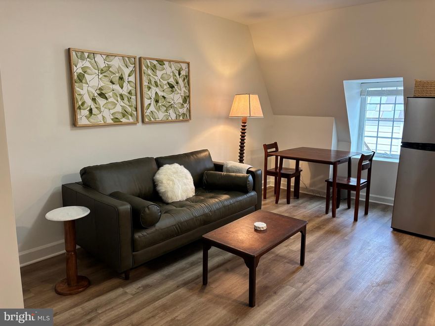 Fully Furnished Apartment with Utilities Included! Tenant Pays for Internet.

Step into this stunning, fully renovated 1-bedroom, 1-bath apartment, brand new from top to bottom! Situated above a charming Irish pub in the heart of Warrenton, VA, this unique home blends modern luxury with the vibrant energy of historic downtown.

✅ All Utilities covered by the landlord
✅ Wired for high-speed internet (tenant responsibility for monthly cost)
✅ Shared Laundry Room on floor


No detail was overlooked in this complete transformation. Upgrades include brand-new windows, a modern HVAC system, and a high-efficiency hot water heater for ultimate comfort and peace of mind. The apartment boasts gorgeous new flooring, contemporary lighting, and a fully rebuilt kitchen featuring stainless steel appliances, sleek countertops, and custom cabinetry.

The spacious bedroom offers a large closet, while the elegant bathroom has been completely redesigned with high-end finishes. A shared washer and dryer are conveniently located on the same floor.

This apartment delivers unmatched comfort, energy efficiency, and modern design in a lively, historic setting. Don’t miss out—schedule your private showing today!