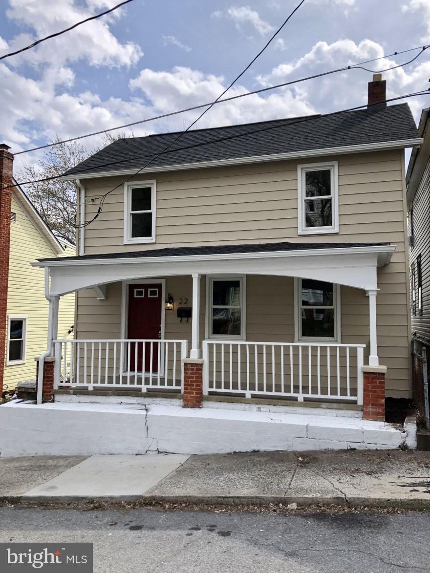 **LISTED BELOW APPRAISED VALUE**EXCEPTIONAL VALUE-THIS ONE SHOWS GREAT AND PRICED TO SELL.  RENOVATED WITH NEW ROOF, GUTTERS, DRIVEWAY, HVAC SYSTEM, PLUMBING AND ELECTRIC BROUGHT UP TO CURRENT CODE- PERMITTED AND INSPECTED-CRISP AND CLEAN WAITING FOR A NEW OWNER!  DESIGNER KITCHEN WITH NEW GRANITE, CABINETRY, APPLIANCES.  REMODELED BATHS WITH UPGRADE CERAMICS, NEW TOILETS, TUB, VANITIES.  ENJOY THE DECK OVERLOOKING THE REAR YARD AND PRIVATE DRIVEWAY - OFF STREET PARKIING.  CLOSE TO C&O CANAL, BREWERY. MARC TRAIN, SHOPPING, DINING.  VISIT TODAY!