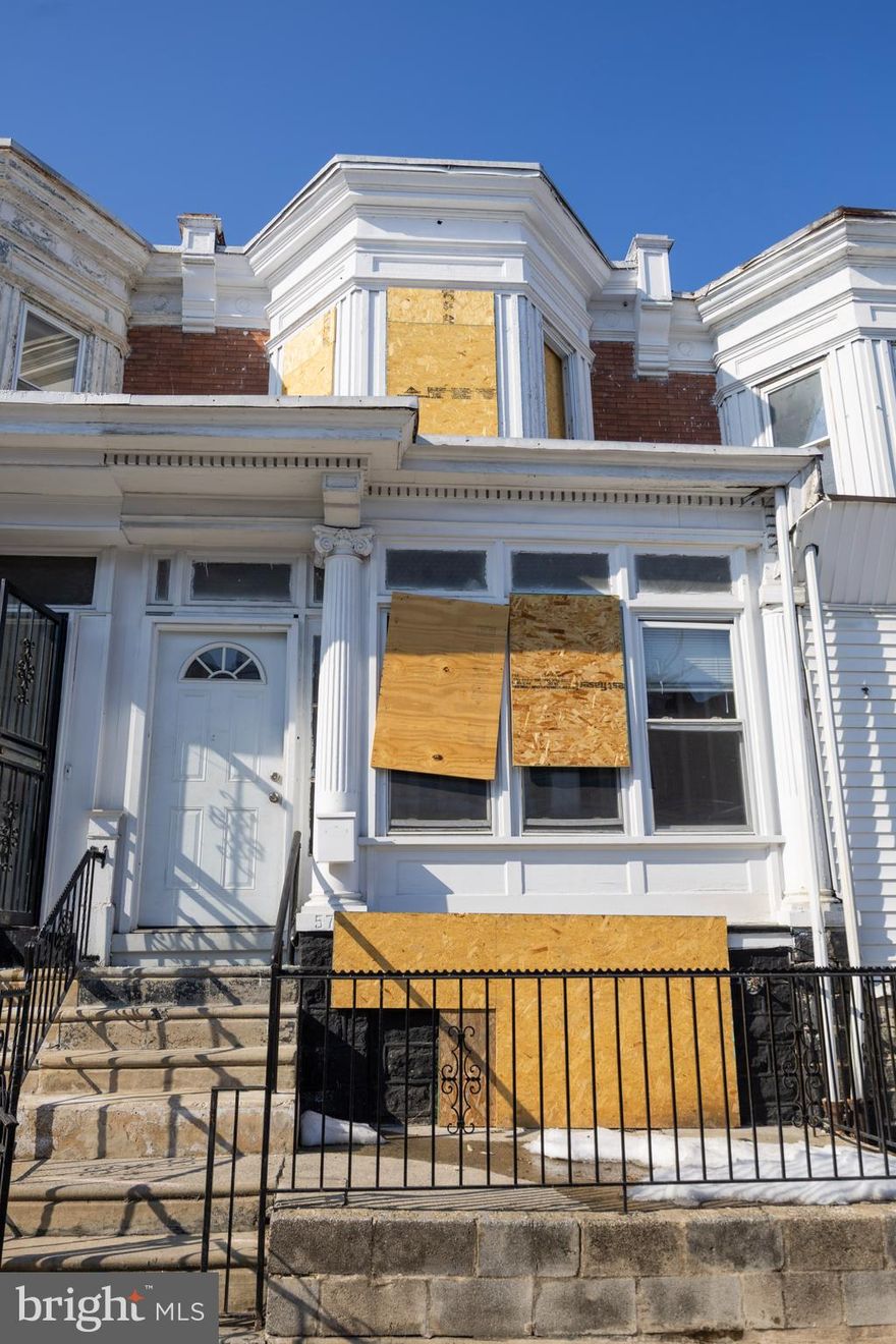 Located at 5729 Hadfield Street, Philadelphia, PA 19143, this 3-bedroom straight-through home presents a prime opportunity for an investor ready to bring it back to life. The property features a classic straight-thru floor plan, wood floors, and an enclosed front porch that adds valuable living space and curb appeal potential. The layout offers a solid foundation for renovation and reconfiguration to suit today’s buyer preferences. The home experienced fire damage that was primarily contained to the basement. It will require electrical wiring, a new kitchen, and updated baths, making it ideal for a full renovation project. The property is being sold strictly as-is, with the seller making no repairs. Conveniently located just minutes from Cobbs Creek Park, as well as main roads, shopping, and neighborhood amenities, this location continues to see strong buyer demand. A great opportunity for a savvy investor looking to add value in a well-established Philadelphia neighborhood.