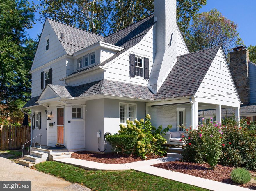 Charming & Fully Renovated — Move-In Ready in the Heart of Narberth
This beautifully updated and impeccably maintained home sits on one of Narberth’s most desirable, low-traffic streets, celebrated for its warm sense of community and neighborly gatherings. A deep, covered front porch sets the tone for relaxed living — morning coffee, evening wine, and casual time with friends and neighbors.

Inside, a thoughtful 2023 renovation reimagined the main level, creating an open, airy flow while preserving timeless character. The custom kitchen anchors the space with leathered granite countertops, Thermador induction cooktop and oven, Bosch dual-compressor refrigerator, and abundant cabinetry. Entertaining is effortless with seamless connection between the kitchen, dining area, and family room — warmed by a new gas fireplace — plus French doors opening to the Trex deck and fenced backyard. The first-floor powder room adds personality with its repurposed antique sewing table vanity and upgraded fixtures.

Upstairs, the primary bedroom is bright and inviting, with 3 deep closets and flexible space for a reading nook or desk. Two additional bedrooms provide versatility for family, guests, or home office needs. A beautifully renovated hall bath completes this level with timeless finishes. The third floor offers the 4th bedroom or office space along with another full bathroom. Beautiful and charming details in this bathroom including the original clawfoot tub. 

The lower level — improved with a French drain and sump pump — offers excellent storage and potential for a gym, playroom, or workshop.

Outdoor spaces feel private and welcoming with a large fenced backyard (rare in Narberth), low-maintenance landscaping, a new grilling patio, and refreshed front walkway (2025).

Peace of mind comes with all the behind-the-scenes investments: newer roof, updated electrical with full removal of knob-and-tube wiring, modernized plumbing, chimney liner, gas conversion with high-efficiency HVAC and water heater, plus new windows, Pella doors, and garage door.

With its perfect balance of charm, thoughtful updates, and easy day-to-day living — just a short stroll to Narberth’s beloved downtown, shops, restaurants, and train station — this home is move-in ready and designed for today’s lifestyle.