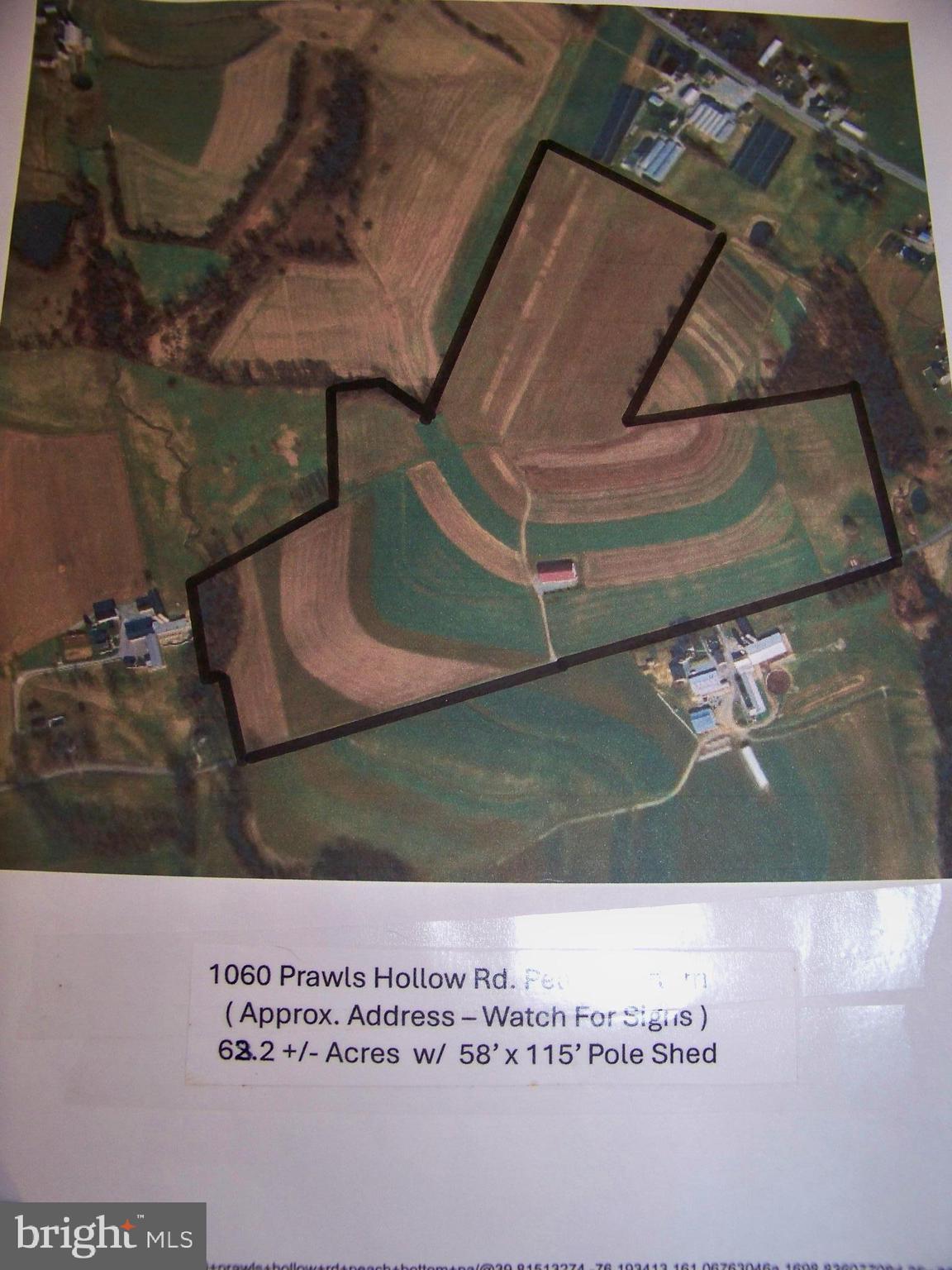 THIS GREAT PIECE OF SOUTHERN LANCASTER COUNTY FARMLAND TO BE OFFERED AT PUBLIC AUCTION ON SAT. OCT. 19, 2024 AT 10:00 AM BY LEFEVER & HART AUCTIONS LLC. LISTED PRICE DOES NOT REPRESENT STARTING BID OR SALES PRICE. SALE PRICE WILL BE DETERMINED BY HIGHEST BID WITH ACCEPTANCE BY SELLER.
68.2 +/- Acres of prime farmland being offered with a 58' x 115' pole/ implement shed. Approx. address is 1060 Prawls Hollow Rd, Peach Bottom. Watch for sign on property.