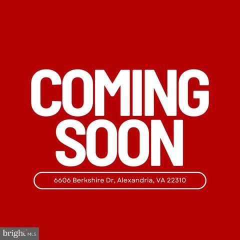 6606 BERKSHIRE DRIVE ALEXANDRIA VA 22310