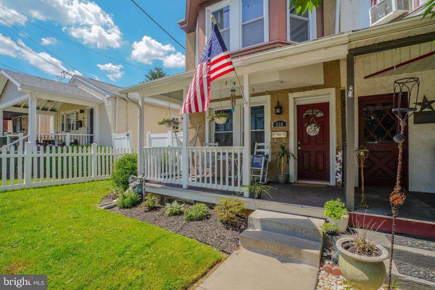 Welcome to 530 E Hector Street in Conshohocken! This recently renovated end unit will wow you from the moment you walk through the front door. This 3 bedroom 1.5 bathroom home has gorgeous hardwood floors throughout. The kitchen has espresso colored shaker cabinets with perfectly complimented granite countertops, tiled backsplash and stainless steel appliances. Enjoy the change of seasons on your covered front porch and a rear yard with two-car parking in the back. When you enter your home from the back door, you'll even find a nice tiled mudroom with laundry area for convenience. The basement is large, dry and wide open that is perfect for storage or possibly be finished to add more living space! We welcome your visit!
