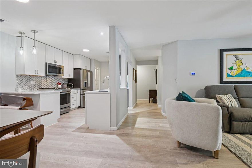 Welcome to this gorgeous, peaceful ground-level condo nestled in the highly desirable English Country Manor community. Thoughtfully updated within the last three years, this home seamlessly blends modern convenience with tranquil surroundings.
The reconfigured kitchen is both stylish and functional, featuring a newly added pantry and a dedicated coffee station, perfect for everyday living and entertaining. New flooring throughout enhances the fresh, cohesive feel of the home, while both bathrooms have been beautifully updated with contemporary finishes.
The spacious primary suite offers direct access to a screened-in porch, creating a private retreat that also connects to the inviting sunroom. From there, step out onto the deck overlooking the woods—an ideal spot to relax and enjoy the peaceful, natural setting.
Additional highlights include an added closet in the second bedroom for enhanced storage and a private garage unit, a rare and valuable feature for condo living.
This move-in-ready home offers comfort, style, and serenity—all in a prime location. A truly special opportunity you won’t want to miss.