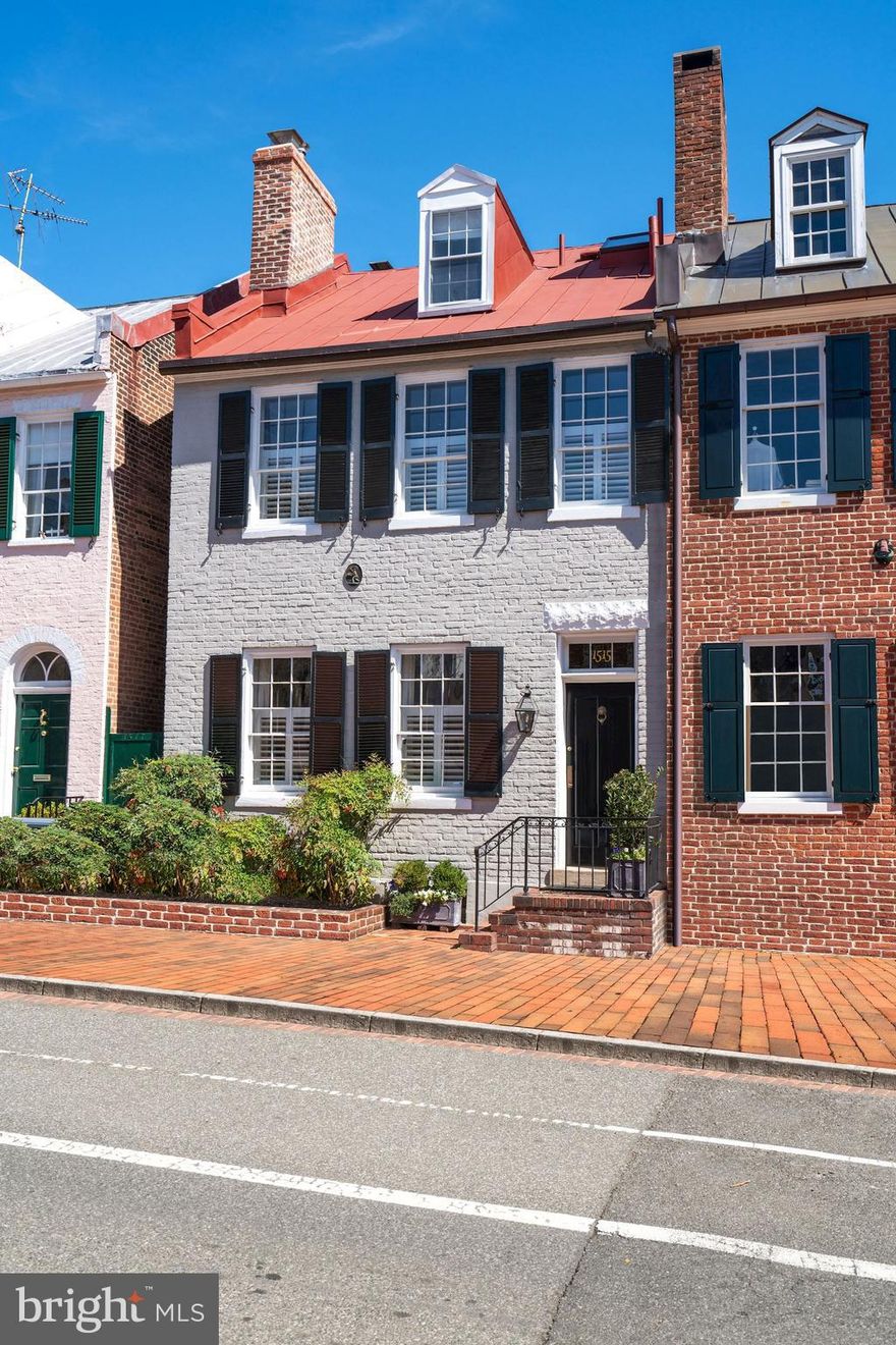 Fully-renovated, 4-story, brick Federal with 3 Bedrooms, 4 Baths and Powder Room ideally located in the heart of Georgetown near Volta Park and the area’s best shopping and dining. The classical ambiance of this home celebrates historic elegance while accommodating todays modern lifestyle.   The gracious layout features light-filled living spaces on the Main level with 10’ ceilings in the Living room, Dining room, Kitchen as well as two wood-burning fireplaces, and original pine floors throughout. The state-of-the-art, eat-in-kitchen features granite countertops, chef-grade Viking gas range, a painted wood floor, and bay window that overlooks a beautiful garden. The second level enjoys 9’ ceilings and includes two bedrooms with en suite baths. The Primary bedroom suite includes 4 closets, spacious bath with double vanity and glass-enclosed shower.  Second bedroom features custom built-ins, and enjoys lovely afternoon light. Washer and dryer conveniently located on second level. Third level includes an additional bedroom, study and full bath. Lower Level is an ideal Guest Suite or home office featuring a full bath, newly renovated kitchen and separate rear entrance to the garden. Private garden perfect for outdoor entertaining provides direct access to your own, off-street parking space. Abundant storage with many closets and multiple, custom built-ins.