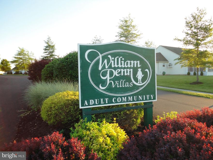 Hello and Welcome to 317 Jefferson Court in William Penn Villas, the popular Active Adult community in Limerick Township! This well-kept interior home has two bedrooms (both with ceiling fans), two baths, a one-car garage and a full basement.  Entering the foyer with hardwood floors, you will find your bright, natural-light second bedroom, a full bath​, a coat closet, and laundry room, which has shelves for storage above the washer & dryer​.  The kitchen is next and from there you will see the open​ living space, right to the lovely sunroom! The kitchen has newer engineered wood flooring and a backsplash around the counters, an extra large pantry and a fan in the just-the-right-size dining area. There is a designated spot for a dishwasher, with easily accessible wiring​ for connection. Moving on, you will go through the Living Room and ​i​nto the peaceful sunroom, with a sliding door onto the low-maintenance deck. This deck also has a remote-controlled awning. It's a great spot to sit and enjoy your coffee or ​for evening relaxation. Back inside, the Primary ​S​uite is off of the Living Room and has a nice-sized Bedroom, walk-in closet, Primary Bath with step in shower and a dual-sink vanity. The entry to the garage is off the foyer. The garage currently has a ramp which can easily be converted to 2-steps. Also, the garage door was new in 2025 and has two remotes and keypad for easy access. The full basement, the entire footprint of the house, is ​currently sectioned into 3 areas: the main area can be used for storage, or ​to finish if you so choose.  To the left is a work room and/or storage room; the work bench, island; floor mats and all shelves in the basement are staying. Further​ towards the back is a finished bonus room which has tile floor and drop ceiling. Of Note: the heater and air conditioning units were new in 2024​ and the roof was replaced in 2020.​ The HOA dues are $315 per month and cover your lawn maintenance, snow removal, trash & recycle pickup, roof replacement (per Reserve Study), a Clubhouse (with a very active calendar, if you wish), and a walking trail throughout the community.   Be sure to schedule your chance to visit this lovely home as soon as you can!