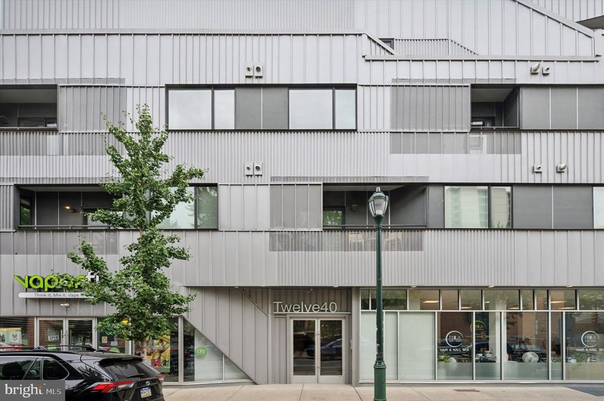 Experience modern elegance in the heart of Washington Square West with this beautifully designed 2-bedroom, 2-bathroom condo. Located in a boutique building with just 10 units, this home offers stylish, single-floor living in one of Philadelphia’s most vibrant neighborhoods. Step inside to discover a bright, open layout with high-end finishes throughout. The sleek kitchen is outfitted with premium Bosch appliances, perfect for everyday cooking and entertaining. The living space extends to a private balcony—ideal for morning coffee or unwinding at the end of the day. Enjoy the comfort and privacy of two full bathrooms, spacious bedrooms, and thoughtful design touches that make this home both functional and sophisticated.  The unit also features a built-in sound system that offers a seamless listening experience from room to room. The building offers peace of mind with secure keypad/fob entry, security cameras, package drop area, and gated, covered parking. Additional private storage is located in the basement. With its unbeatable location, secure amenities, and easy access to public transportation, this condo is a rare find in a sought-after neighborhood.