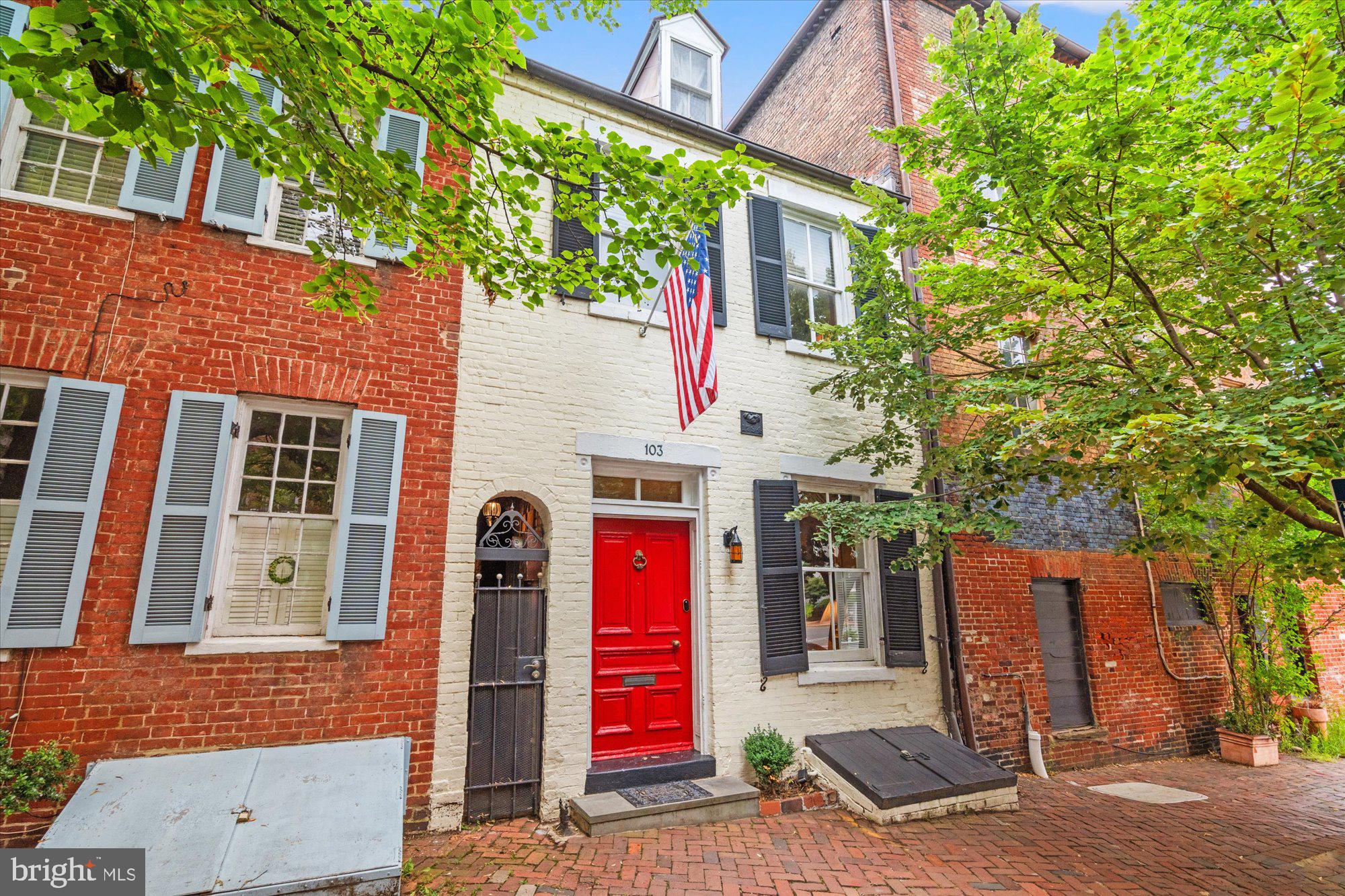 Timeless Old Town Treasure on Captain’s Row
The Captain Harper House, located at 103 Prince, is a remarkable residence dating back to 1769. Occupying a prime position on Old Town's iconic cobblestone “Captain’s Row," this rare offering not only captures the character of 18th-century Alexandria with its preserved period details and original elements but also presents the best of modern luxury living with smart and tasteful updates.
The historic home has been exceptionally maintained over the years. Its special features include 9-10' high ceilings, wide-planked hardwood floors, hand-crafted millwork, elegant built-in cabinetry and a covered alleyway.
While the house has been updated to modern luxury living standards, its notable historic elements have been carefully preserved.
The home offers formal living and dining rooms, a spacious gourmet kitchen featuring granite countertops and stainless steel appliances and a half bath on the main level. Upstairs is a spacious primary suite with a private den/library and a spa-like bath with a soaking tub and separate walk-in shower. The top floor houses a large ensuite bedroom with an updated full bath. A private patio at the rear of the house allows for outdoor entertaining in a tranquil, brick patio environment.
103 Prince has been both a cherished private residence and an exceptionally successful AirBnB over the years. It is a wonderful property with flexible options.
103 Prince is located just one block away from King Street's renown restaurants, boutiques, parks, and the Potomac River waterfront. Whether you’re seeking a primary residence, an income-generating property, or the best of both worlds, this special Captain's Row home offers a perfect blend of legacy, charm and modern luxury living.
Experience the vibrant, walkable city life in one of Alexandria’s most coveted historic neighborhoods!