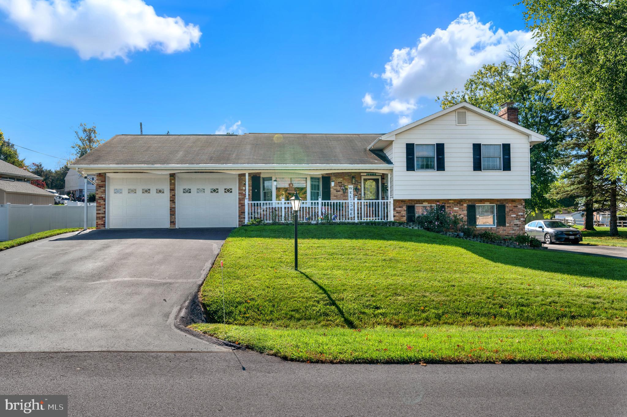 Welcome to this spacious 4-bedroom, 3-bath home offering 2,600 sqft of finished living space in charming Smithsburg,MD!
This property boasts a custom kitchen, perfect for entertaining, a cozy family room with a fireplace, and a dedicated theater room for movie nights at home. The outdoor space is equally impressive, with a large yard, 2-car garage, and two driveways providing ample parking. A must-see for those looking for space,comfort and unique touches. Don't miss out on this beautiful home!