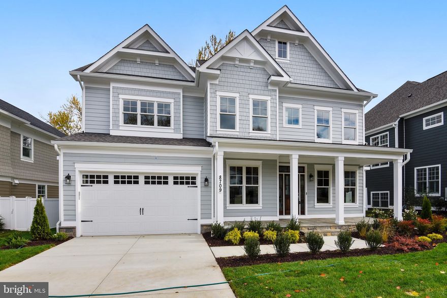 90% Completed! Spacious Arts & Crafts Colonial masterpiece, built by award-winning builder, Mid-Atlantic Custom Builders. Three fin levels, 5BR, 4.5BA, chef s kitchen, butler s pantry, mud rm, family rm, 2-car garage, rear patio, owner s suite with his & hers WIC, spa BA. 2nd flr hw/study area, finished lwr lvl incl 5th BR, FB, rec rm, media rm, exercise rm. Part of the Whitman HS Cluster.