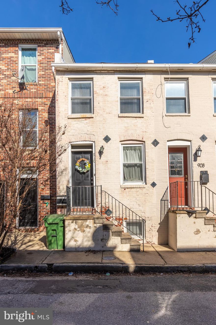 Great Location - Great Value - Easy to show!  This cute home is in good condition and move in ready.  Very easy to show, but you can also check out the 'Walkthrough' 3-D Virtual Tour and can see every angle of every room  anytime you want - day or night. View this beautiful home from anywhere (with an internet connection)- just click on the Virtual Tour link and choose either the Walkthru 3-D Virtual Tour OR the Slideshow Virtual Tour (or both).     This 2 bed 1.5 bath rowhome is in an amazing location.  Situated on a quiet, tucked away street - yet just a few blocks from UMB, Orioles Camden Yards, Ravens M&T stadium and all major routes.   Kitchen with breakfast bar overlooks dining area and sunken living room.    Hardwood floors throughout main level.  Upper level features 2 bedrooms, full bath and new (2019) stackable washer/dryer.  Fenced in courtyard gives you plenty of outdoor space to entertain, or just relax. Lots of room for storage in crawl space and closets throughout.  Gas furnace less than 5 years old.  Free shuttle (Safe Ride) for UMB staff/students.   This is the kind of home you can keep forever - even if you 'move out to the burbs one day' -  the low price, with todays low interest rates, and the great location make it an excellent investment property with positive cashflow.