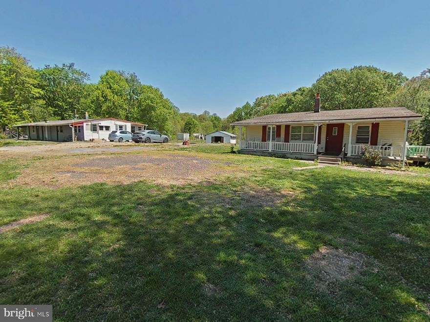 Situated on 2.82 acres in Aquasco, this unique property offers a rare opportunity with two separate homes on one lot. 
Ideal for multi-generational living, rental income, or extended guest use, the property provides flexibility and potential for a variety of living arrangements.
The homes present an excellent opportunity for buyers to personalize or enhance according to their own vision, making it appealing to investors, renovators, or those seeking a property with character and potential.
The expansive 2.82-acre lot provides plenty of space for outdoor living, gardening, or future enhancements, all while enjoying a private, rural setting.
Conveniently located in Prince George's County, the property offers peaceful surroundings with access to major commuter routes, shopping, and everyday amenities.
Bring your ideas and unlock the full potential of this versatile property!
Sold as-is.