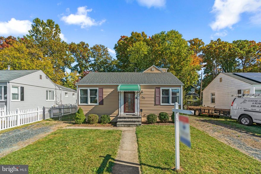 Welcome to 547 Munroe Circle in Glen Burnie. This 3 bedroom 2 bath home awaits you! This home offers flowing hardwood floors, granite counters, freshly painted, and new carpet. Enjoy your exterior patio and green space. Come see me today!