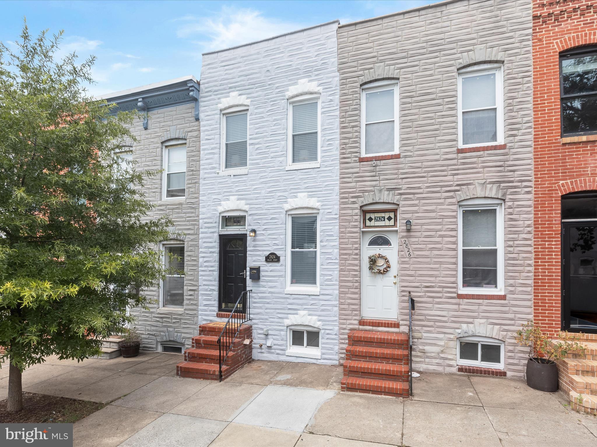Experience the perfect blend of city living and everyday comfort in this charming brick-front townhouse, ideally located in the heart of Canton. Just steps from top-rated restaurants, shopping, O'Donnell Square Park, and vibrant entertainment, this home offers both convenience and character. The inviting living room features crown molding, custom blinds, a decorative brick fireplace, and warm hardwood floors that flow throughout the main living spaces. High ceilings continue into the dining room, which opens effortlessly to the kitchen, perfect for entertaining. The kitchen is well-appointed with granite countertops, stainless steel appliances, a decorative backsplash, ample cabinetry, and a corner turntable cabinet for extra storage. A main-level powder room and access to the fenced rear patio provide added functionality. Upstairs, the spacious primary suite includes plush carpeting, crown molding, a dressing area with built-in closet organizers, and a beautifully tiled en-suite bath. A second bedroom suite completes the upper level. The unfinished lower level offers endless potential for a home office, gym, or media room. Located near major commuter routes including I-95, I-395, and I-83, this home is a true city gem with a blend of comfort, location, and opportunity around every corner.