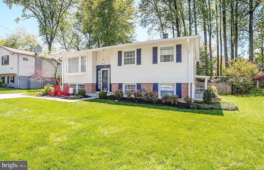 Welcome to 506 Carr Avenue, a Stunning, Fully Renovated home in Rockville's sought-after West End neighborhood. Located just three homes away from Beall Elementary and Welsh Park, this home CHECKS ALL THE BOXES! Are you looking for a Beautifully Updated home that's ready for you to move right in to? CHECK! You'll love the Open Concept Floor Plan and the Gleaming Hardwoods. And, with well over $100,000 of Recent Updates, this home truly stands out! Do you love to cook and entertain? CHECK! This home is for you! The Completely Remodeled Gourmet Gas Kitchen is a Beauty, with Handsome Custom Cabinets, Striking Quartz Countertops, including a Super-Sized Island with a Breakfast Bar and Loads of Additional Cabinetry, Stainless Steel Appliances, including a 5-Burner Gas Stove and Oven, and Exquisite Tile Flooring. And no need to limit your Fun and Entertaining to just the inside. Love the Outdoors? CHECK! Step out onto what's surely going to be a 'hit' among you and your friends; a Spacious, Fully Screened Rear Porch with Recessed Lighting, overlooking a New Patio and an Amazing, Fully Fenced Back Yard. Imagine the times to be had! Let's head back inside. The Living and Dining areas are Light-Filled, and generously sized. There are three Bedrooms on this level, all with Hardwoods and neutral Window Treatments. As you would expect, the Full Bathroom has been completely Remodeled top-to-bottom. Let's head to the Lower Level, where you'll find a Wonderful, BIG Family Room with Lovely LVP Flooring, a Brick-Surround Gas Fireplace, and a Wall of Built-Ins. There's another Bedroom on this level as well, and a Full Bath -- Fully Remodeled, of course! And, there's Ample Storage Space. Improvements aren't limited to what you can see; the Electrical System has been upgraded, including a 200 AMP 'Heavy-Up', and upgraded Outlets and Switches. By the way, Everything has been Fully Permitted. You may not ever want to leave your new home, but when you do... WHAT A LOCATION! Beall Elementary and Welsh Park are three doors down! It's a short walk to the Fitness and Swim Center and just 6 Blocks to Town Square! And, you're convenient to MARC and Metro, and Major Commuter Routes. A 1-Year Home Warranty is included. We think you'll agree that 506 Carr Avenue is much more than a house...it's HOME!