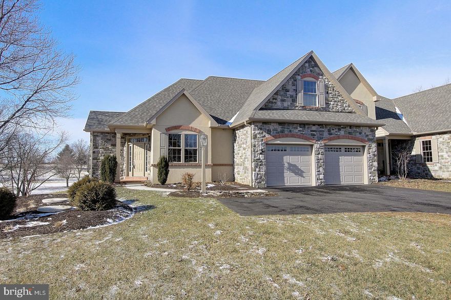 Brand new, high end, golf course villa.  Breathtaking view overlooking the 7th green at Tanglewood Golf Course. Features include: Master Bedroom on 1st floor,  9 ft ceilings,  walk-out basement to patio, 2 BR & Bath on 2nd floor for guest quarters.   Ready and waiting for the right buyer.