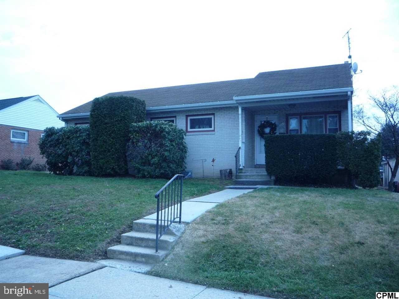 Cute- as- a -button ranch home in Susquehanna Twp. 3BR first level, possibility of 4th in basement where there is 2nd full BA, & Fam Rm, 1 bonus rm too. HW flrs on main living space. Bright kitchen w/ ceramic tile floor. Natural gas heat, & C/A. Great home at a great price!