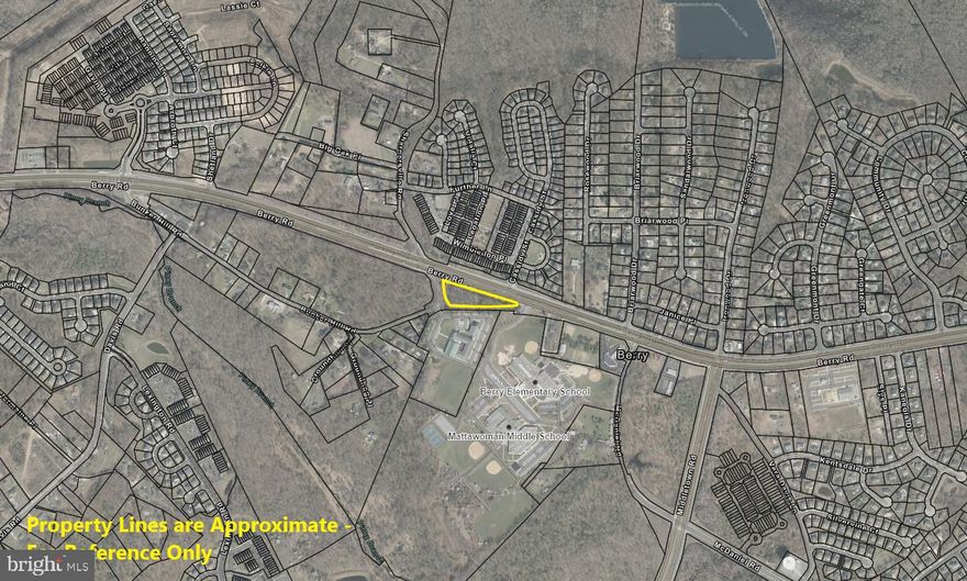 BACK ON THE MARKET: 2.04 Acres +/- located at the intersection of Berry Road (MD Route 228) and Bunker Hill Road. Split Zoned Parcel: Zoned BP (Business Park), Water Conservation District (WCD) & Residential - Medium Density (RM). AADT: 38, 084, according to MDOT SHA. Potential Uses for the Site Include, but are not limited to, Day Cares, Hotels,  Professional Offices, Dry Cleaners/Laundromats, Convenience Stores, Fast Food, Restaurants, Car Washes, Industrial Warehouses/Flex and Parking.