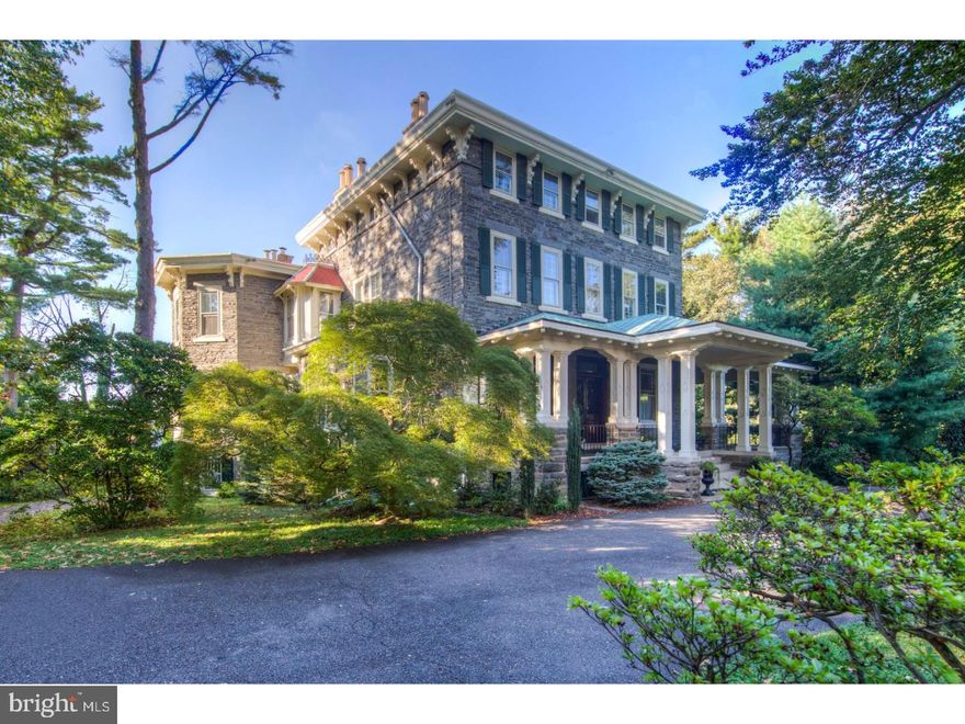 Welcome to 31 Summit Street, an exquisite historic home in the heart of Chestnut Hill. As soon as you enter the circular drive, you are immediately struck by the tranquility of the wrap around porch and drawn to the inviting double front door. This stunning Victorian offers amenities that today's buyer dreams of, while still maintaining the original character, high ceilings, expansive spaces, oversized windows and craftsmanship of a grand home. The spacious first floor includes: Sun-filled large living room with bay window, multiple fireplaces and pocket doors leading to oversized family room, adjacent updated granite kitchen with stainless steel Thermador appliances and custom cabinetry, large dining room perfect for entertaining and a gorgeous sunroom addition rounds out the impressive first floor. The second floor includes: Master suite with oversized full bath, walk-in closet, and adjoining office/sitting room, three additional bedrooms with ample closets and updated hall bath. The third floor has wonderful flexibility with bonus spaces of three rooms and a full bath; perfect for au pair, in-law, office space, media room or additional bedrooms. All this and newer roof, New 3 zone HVAC, interior and exterior shutters, exceptional wood floors, some original stained glass, and finished basement spaces with walkout entrance and fireplace. This exceptional property offers a private large yard with patio, gardens and mature landscaping. Designated a "certified wildlife habitat," uniquely situated just steps to the heart of Chestnut Hill allowing for evening strolls, short walks to two train lines, the restaurants, coffee shops and all the charming and convenient amenities "The Hill" has to offer. This is truly one-of-a-kind tranquility in an urban setting.