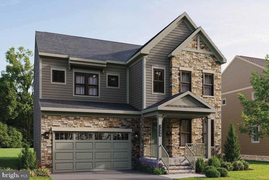 Brand new from Miller & Smith, the Arden at Sadler Square in Glen Allen, VA offers approximately 3,800 sq. ft. with 4–5 bedrooms, 2–4 full baths, and a 2-car garage. The open-concept design features a spacious kitchen with Marsh Birch recessed panel cabinetry, granite countertops, Kohler Sterling undermount sink, and a full Samsung stainless steel appliance package, all opening to the family room for modern living. Options include a first-floor bedroom with full bath for guests or multi-generational living, and a third-level bonus room with bath—ideal for a theater room, office, or private guest suite. Standard features include 9’ ceilings, hardwood flooring in the front foyer, primary foyer, kitchen, and powder room, oversized 5¼” base moldings with designer trim, Schlage satin nickel hardware, Shaw carpet, Progress designer light fixtures, and energy-efficient construction with programmable thermostat, gas furnace, and low-E vinyl windows. Exteriors showcase James Hardie siding, stone or masonry accents, insulated garage doors with LiftMaster opener, sodded lawns, and professional landscaping, while the HOA includes trash service for convenience. Built by Miller & Smith, a trusted builder with over 60 years of experience creating award-winning homes across Virginia and Maryland, the Arden blends craftsmanship, style, and comfort in the highly desirable Short Pump area, minutes from shopping, dining, and commuter routes, and less than 30 minutes to downtown Richmond. Brokers are welcome. Pictures are of the Arden Model, not the actual home.