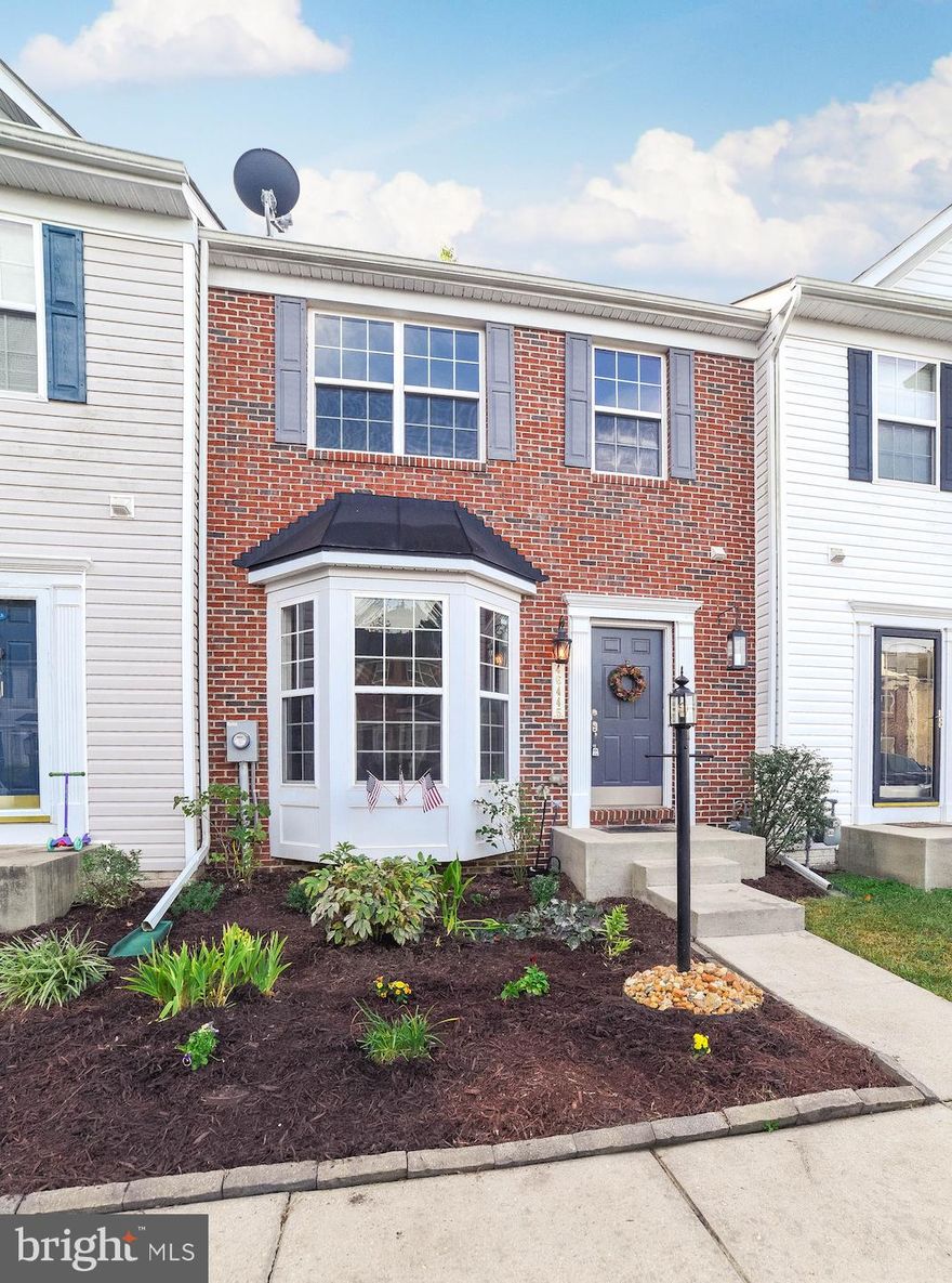 Beautifully maintained townhome--This one shows like a model! New flooring and new paint make this townhome sparkle. Kitchen is beautiful with granite countertops and stainless appliances to include a double oven. Wonderful deck for unwinding after work or entertaining friends. Deck has a new pergola to make those hot summer days more bearable. Hardwood flooring throughout main level with new carpet in bedrooms. Basement is tiled with walkout and third full bathroom. Additional storage room for stowing away those unwanted items. Come and visit as this one is ready to move in!