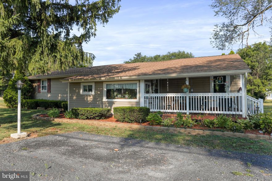 Discover the charm and comfort of this 3-bedroom, 1-bathroom rancher in South Berkeley County. This home is situated on nearly an acre of unrestricted land and offers ample space and privacy. As you step inside, a delightful breakfast room welcomes you, setting the tone for the home's warm and inviting atmosphere. The spacious kitchen and dining room are perfect for family gatherings, while the family room boasts a cathedral ceiling and a decorative fireplace. A versatile home office/study is conveniently located just off the dining room, making it ideal for remote work or quiet reading. The laundry room is thoughtfully positioned near the bedrooms and is attached to the full bathroom for added convenience.  This home has been updated to include a new shower, new flooring, a completely renovated front porch, and partially new siding. The backyard is an oasis featuring a patio and an above-ground pool, perfect for summer relaxation. The pool deck is offered as is, allowing for your personal touch. Constructed in stages, the older areas of the home have been upgraded to have a similar effective age.  Don't miss the opportunity to make this serene and stylish rancher your new home.