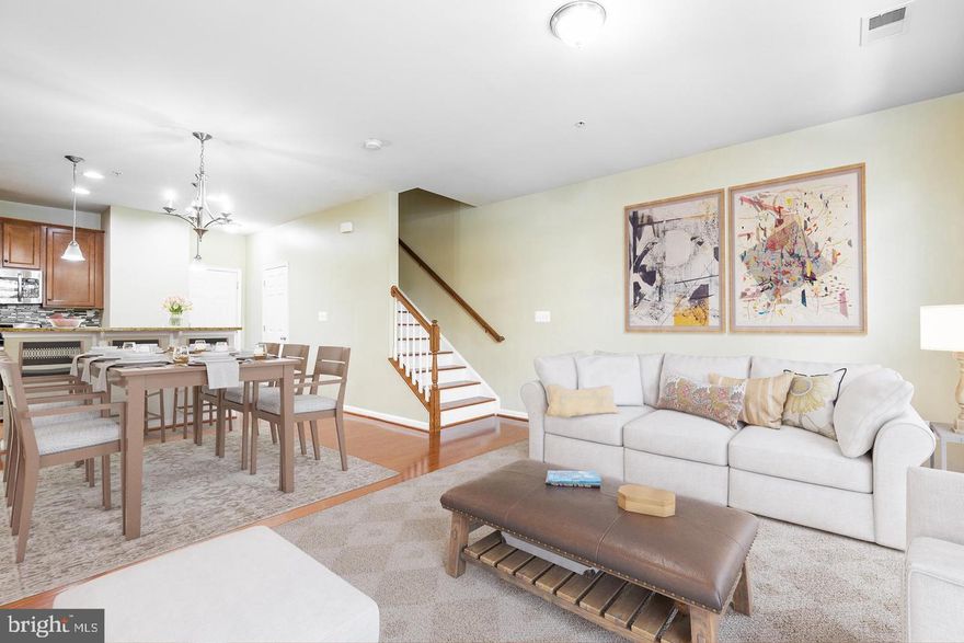 Enjoy 1600+ sqft of living space in this beautiful 3-bedroom, 2.5 bath townhouse-style condo off Loudoun County Parkway. Hardwood floors on main and bedroom levels. Kitchen with granite countertops, stainless-steel appliances and gas cooking. Laundry located at bedroom level. Ground floor convenience. 1-car garage with driveway for another car. Spacious primary bedroom comes with two walk-in closets.
Easy access and close proximity to Ashburn Metro, Dulles International Airport, Loudoun Station, One Loudoun, INOVA hospital.
Schools: Moorfield Station Elementary, Stone Hill Middle and Rock Ridge High School. Water service $30/month flat to landlord. Application link: https://apply.link/3jP8ri8