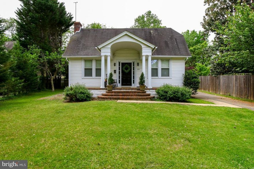 Charming Wardour cape cod with 2 Main floor BR's and plenty of room for expansion in Large, Walk-up Attic. One floor living with room to expand, Arched transitions from family room with wood burning fireplace leading into large dining room.  Hardwood floors.  Big kitchen. Large basement. One car garage.  Large yard.  Traynor Brothers will remodel or build your dream home up to approx 4000 sq feet.