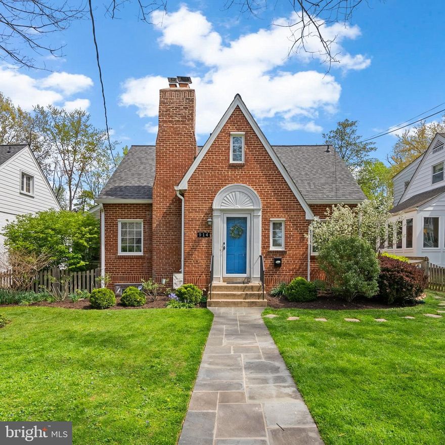 Welcome to 914 Park Avenue, a classic, vintage home nestled in the heart of the City of Falls Church, known for its top tier schools, with access to metro, biking/jogging trails and walkability to shops and restaurants! This solid brick cape cod home was built in 1940 and sits on a deep lot backing to the W&OD Trail with a patio and backyard that’s ideal for relaxing and entertaining. Inside, you will see the floorplan was thoughtfully expanded while retaining much of the home’s original charm including oak hardwood floors, archway openings, and extra-wide moldings and trim. The separate entry foyer leads to the original living room with a wood burning fireplace and a delightful sunroom for an extra sitting area or home office. The eat-in kitchen features wood cabinets, granite countertops and stainless appliances and it opens to the dining room and the spacious family room addition. This is the center of the home, where solid oak hardwood and a gas fireplace add warmth and a wall of windows provide loads of natural light and views to the lush backyard. Two bedrooms and a full bath complete this level. Upstairs is the spacious primary suite overlooking the backyard and a lovely ensuite bath plus two additional bedrooms and another full bath for a total of 5 bedrooms and 3 full baths! And don’t miss the large unfinished basement for an easy option to add even more usable space. Situated on a tree-lined street just a block behind Broad Street, from here, Founders Row, the Falls Church farmer's market, the new Whole Foods at Broad & Washington, and an array of great shopping and dining options are steps away. Welcome home! OFFERS ARE DUE MONDAY 5/19 AT 12 PM.