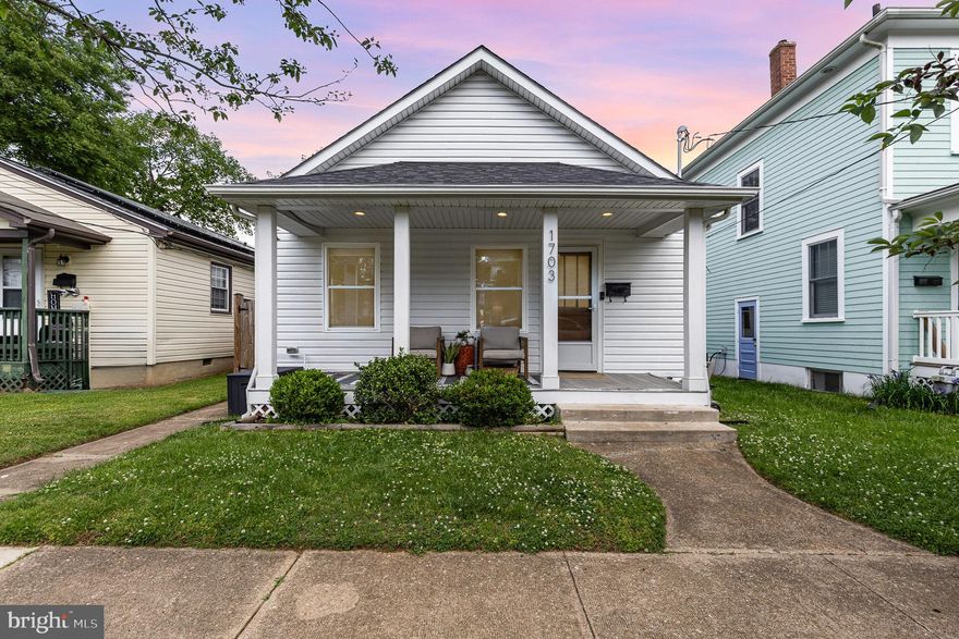 Welcome home to 1703 Charles Street, located in highly sought after area of Downtown Fredericksburg! This 3 bedroom, 2 full bath house features hardwood floors, upgraded countertops, stainless steel appliances, a fenced in back yard with raised garden beds, and so much more! Two of the three bedrooms have attached bathrooms, allowing you a choice of primary bedrooms!  Expected on Market Date is 5/8 so that the sellers can finish some last minute touches, but schedule your showing today! Sellers have a Ring Camera.  Offers due by 8:00pm Saturday,  May 10th